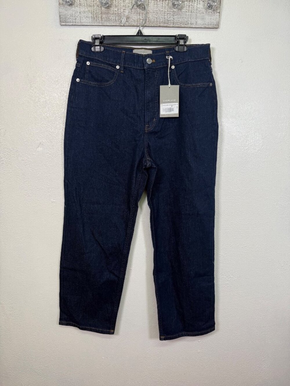Everlane Womens Way High Curve Jeans High Rinse 31R 27''Inseam Sustainable